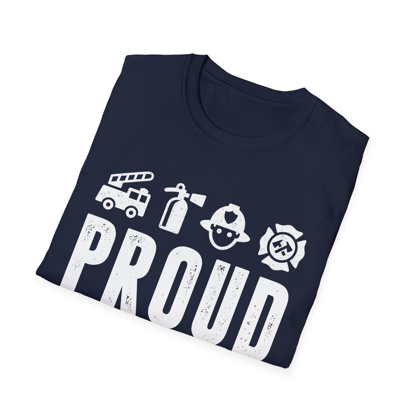 Proud Firefighter Men's Softstyle T-Shirt