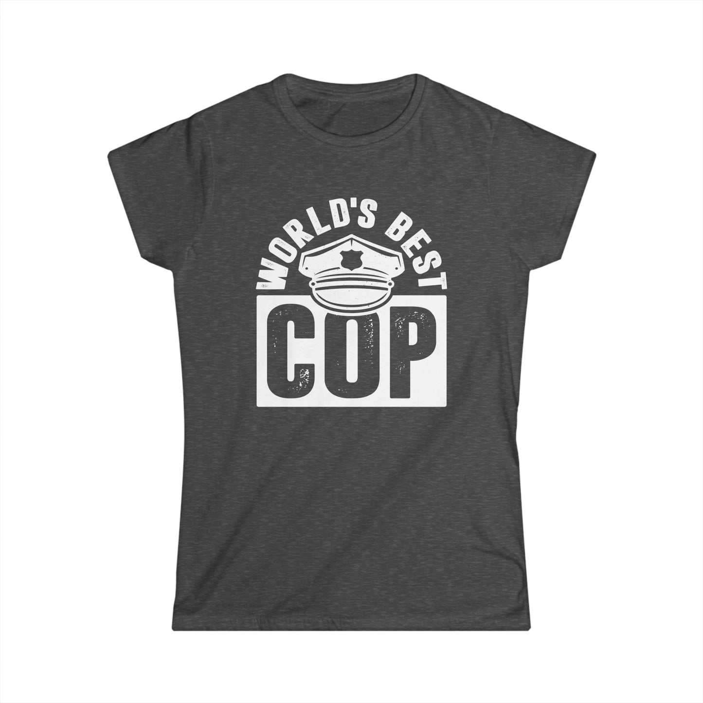 World's Best Cop Women's Softstyle T-Shirt