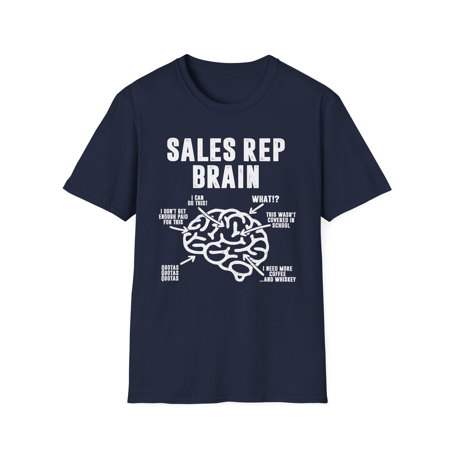Sales Rep Brain Men's Softstyle T-Shirt