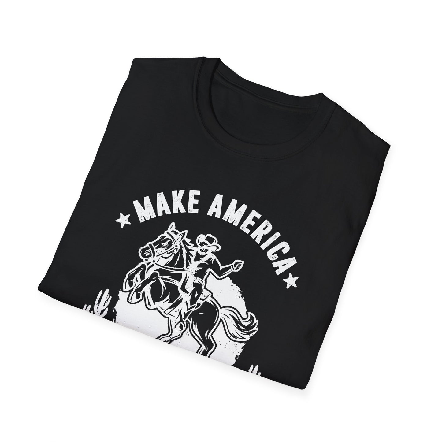 Make America Cowboy Again Men's Softstyle T-Shirt