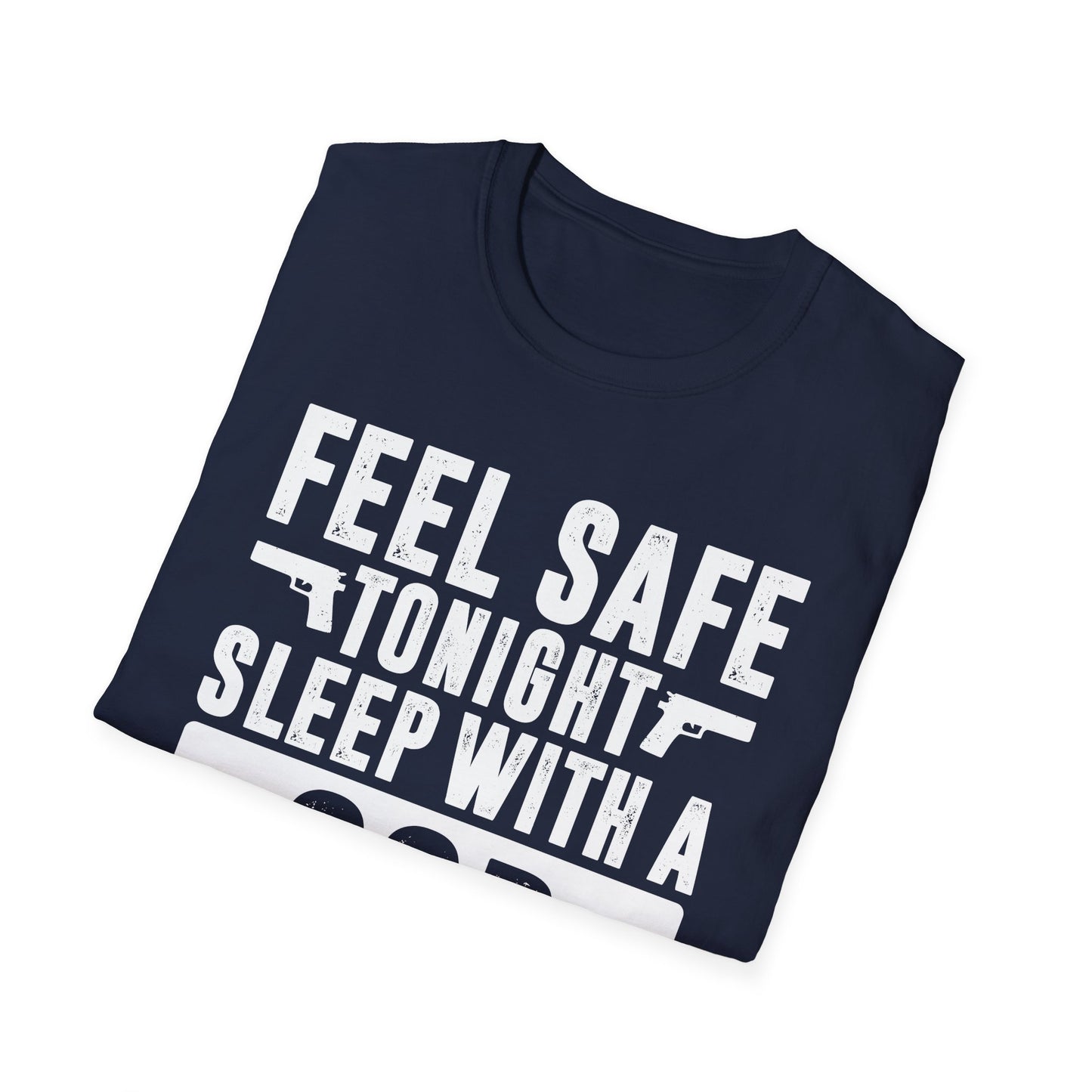 Feel Safe Tonight-Sleep with A Cop Men's Softstyle T-Shirt
