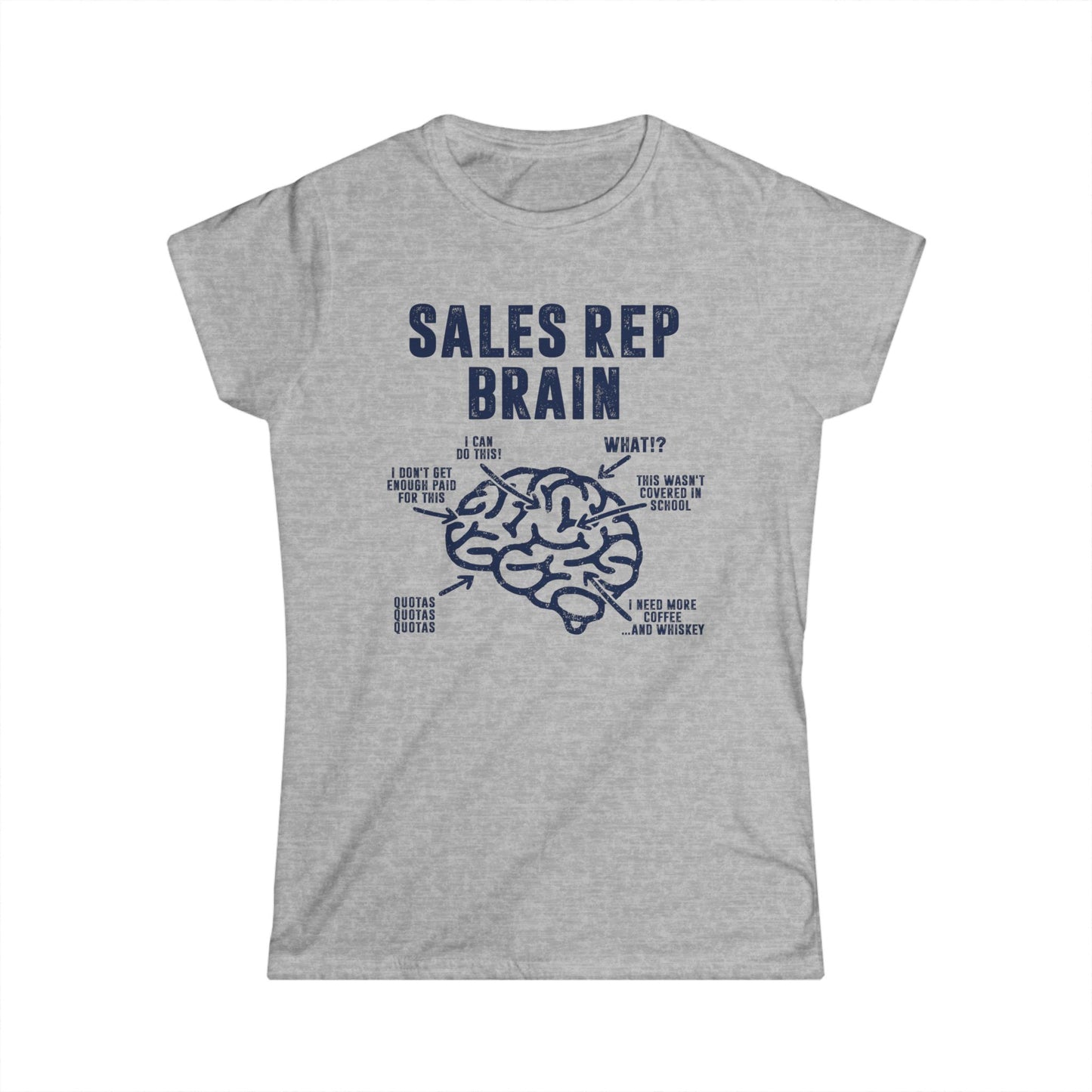 Sales Rep Brain Women's Softstyle T-Shirt