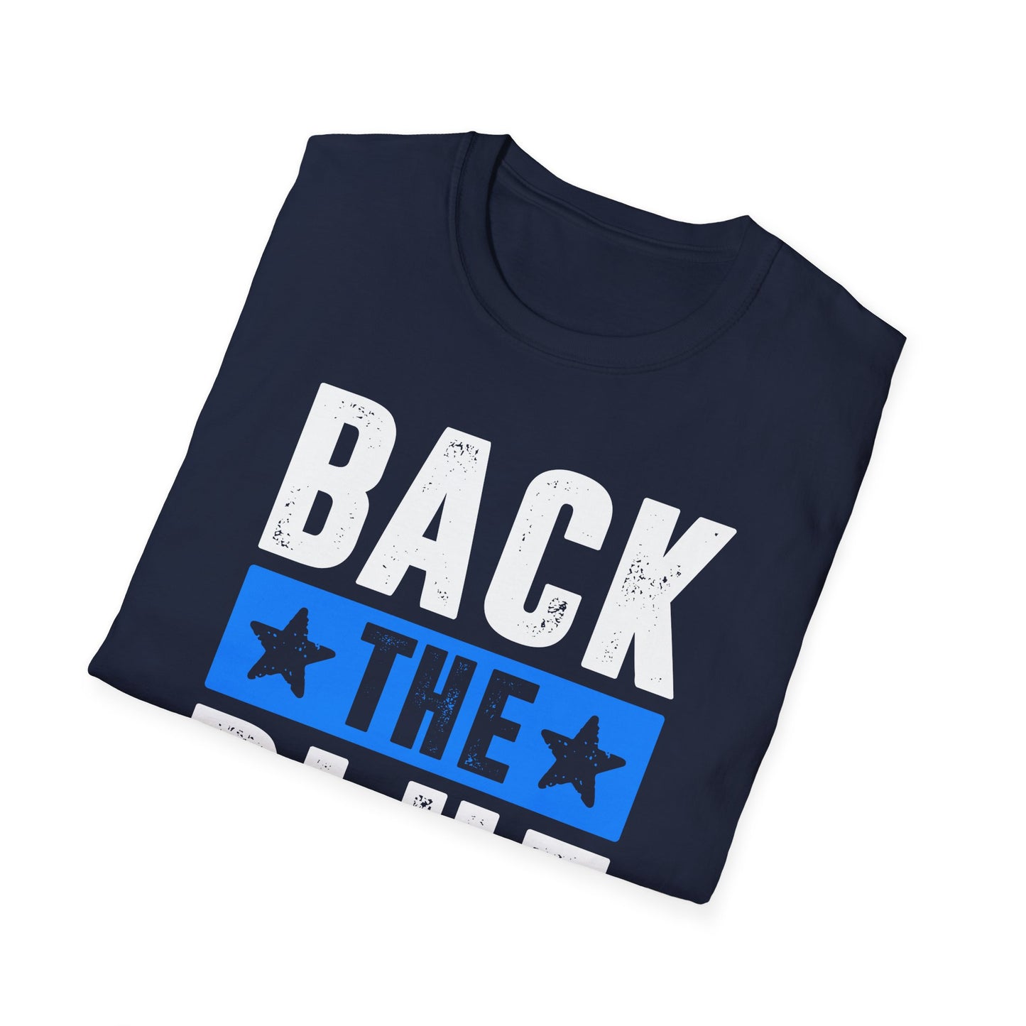 Back The Blue Men's Softstyle T-Shirt