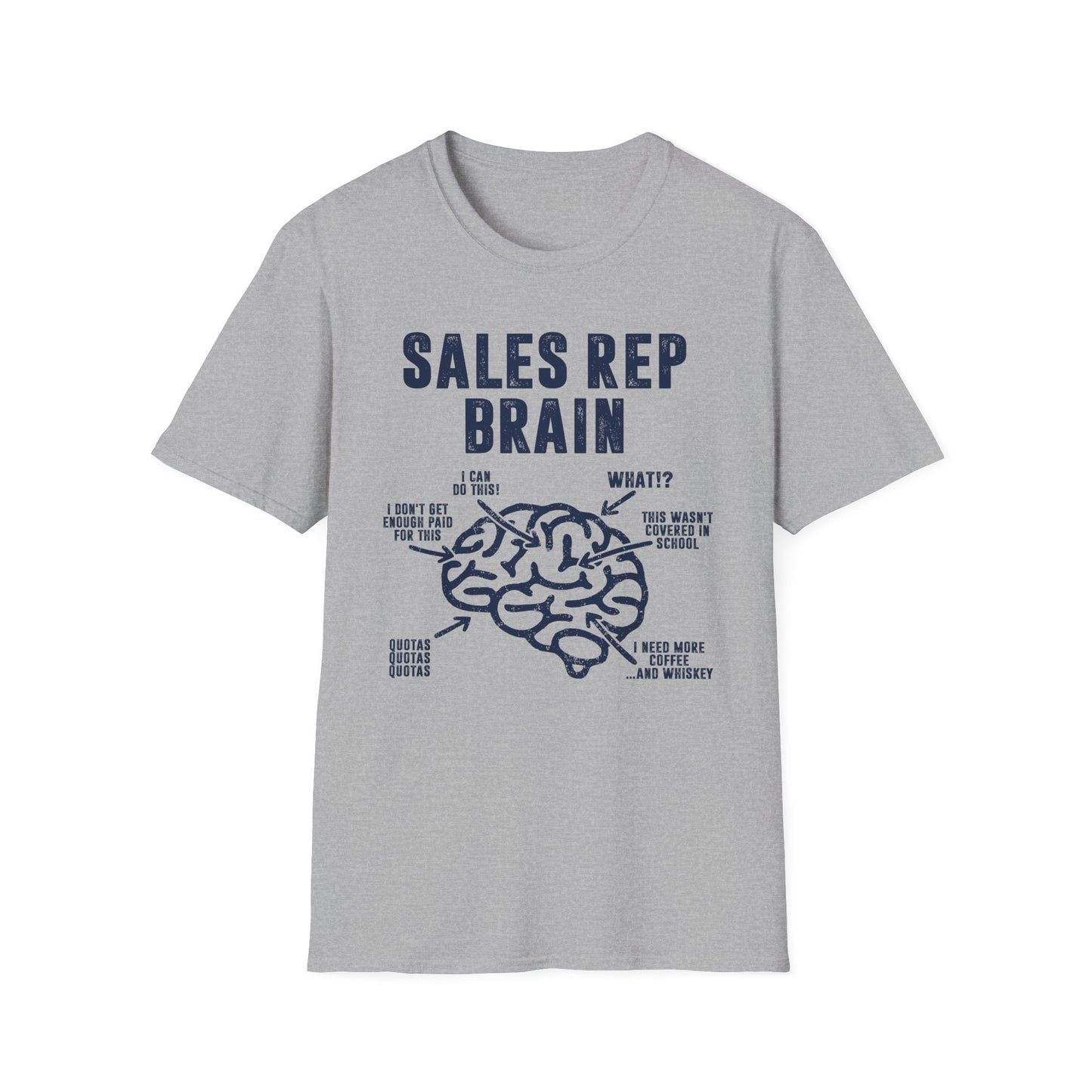 Sales Rep Brain Men's Softstyle T-Shirt