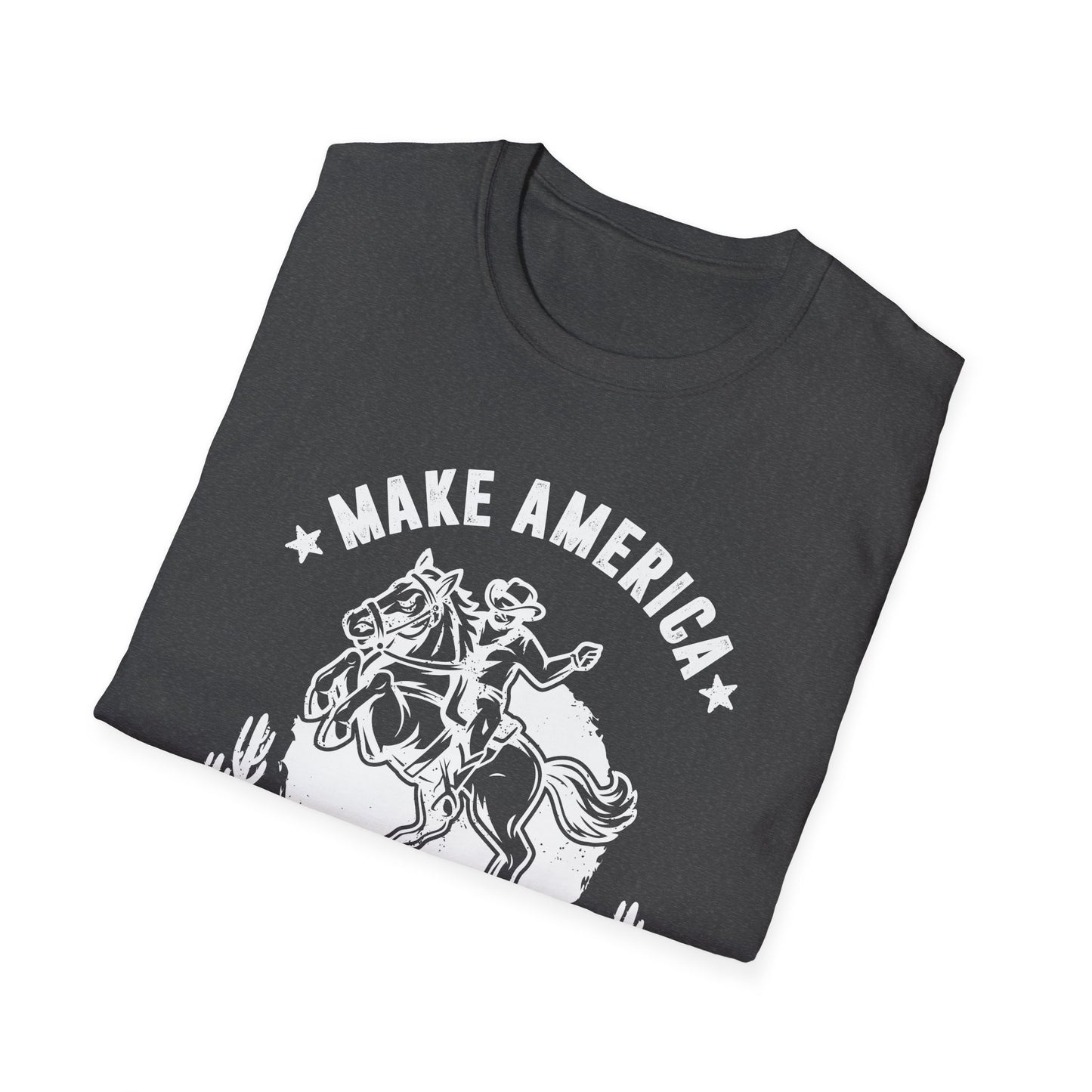 Make America Cowboy Again Men's Softstyle T-Shirt