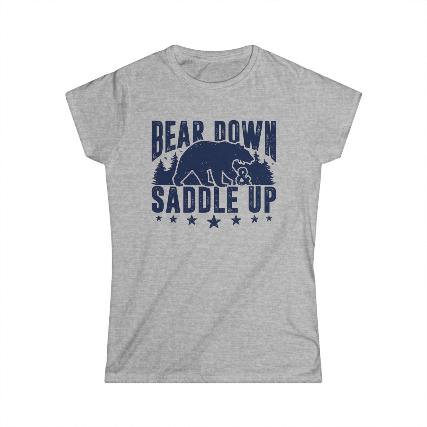 Bear Down and Saddle Up Women's Softstyle Tee