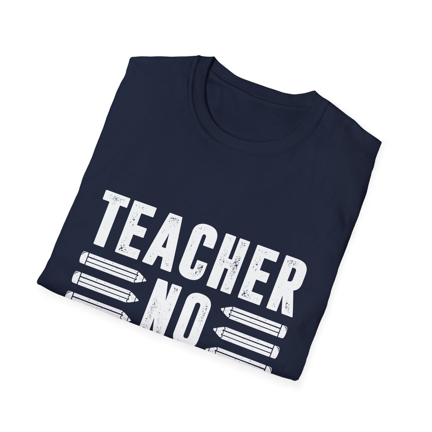 Teacher No Excuses Men's Softstyle T-Shirt