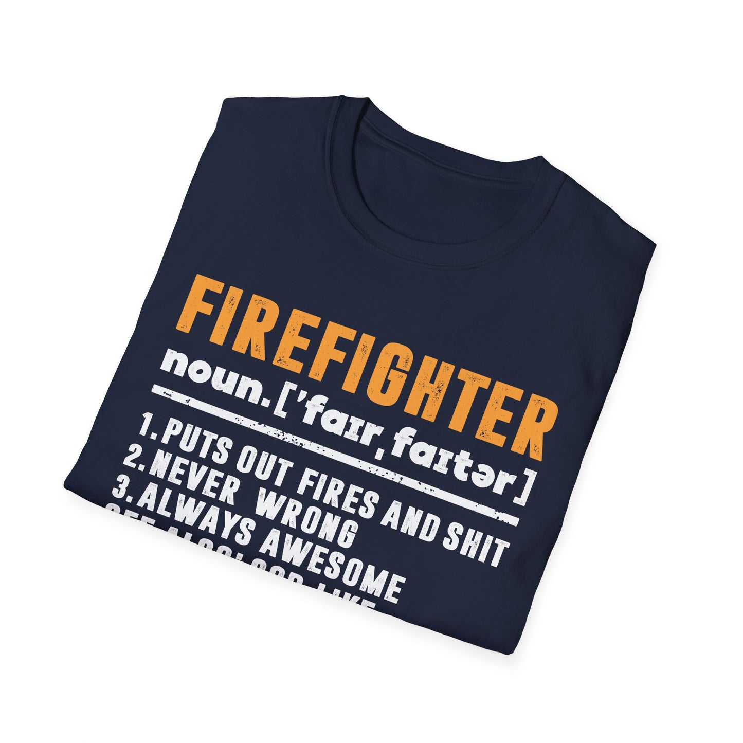 Firefighter Definition Men's Softstyle T-Shirt