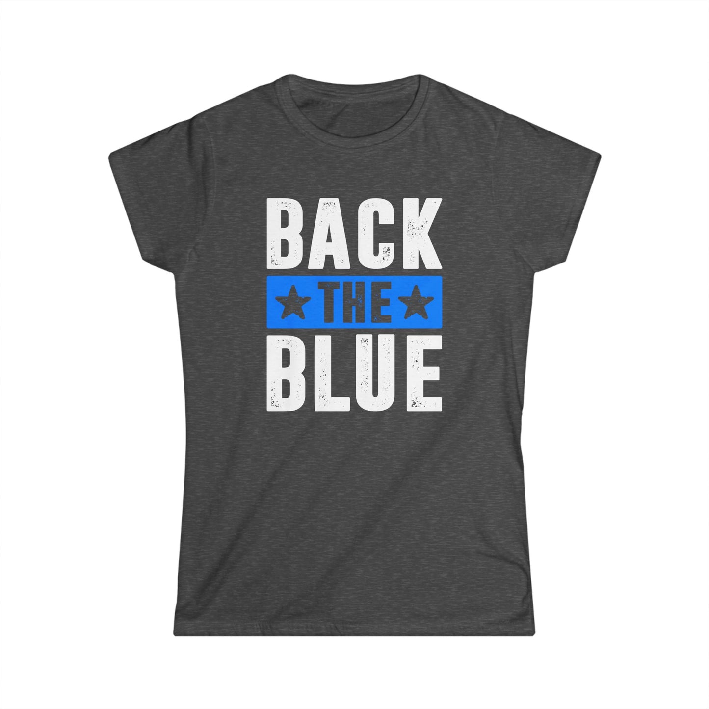 Back The Blue Women's Softstyle T-Shirt