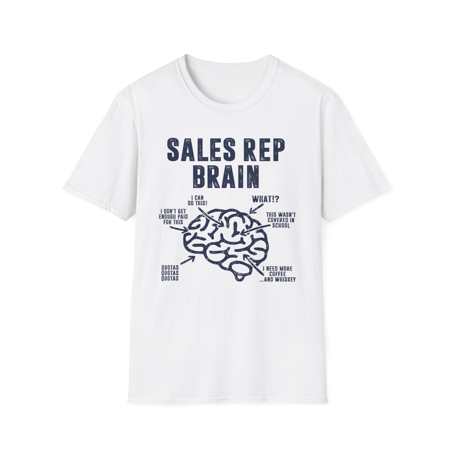 Sales Rep Brain Men's Softstyle T-Shirt