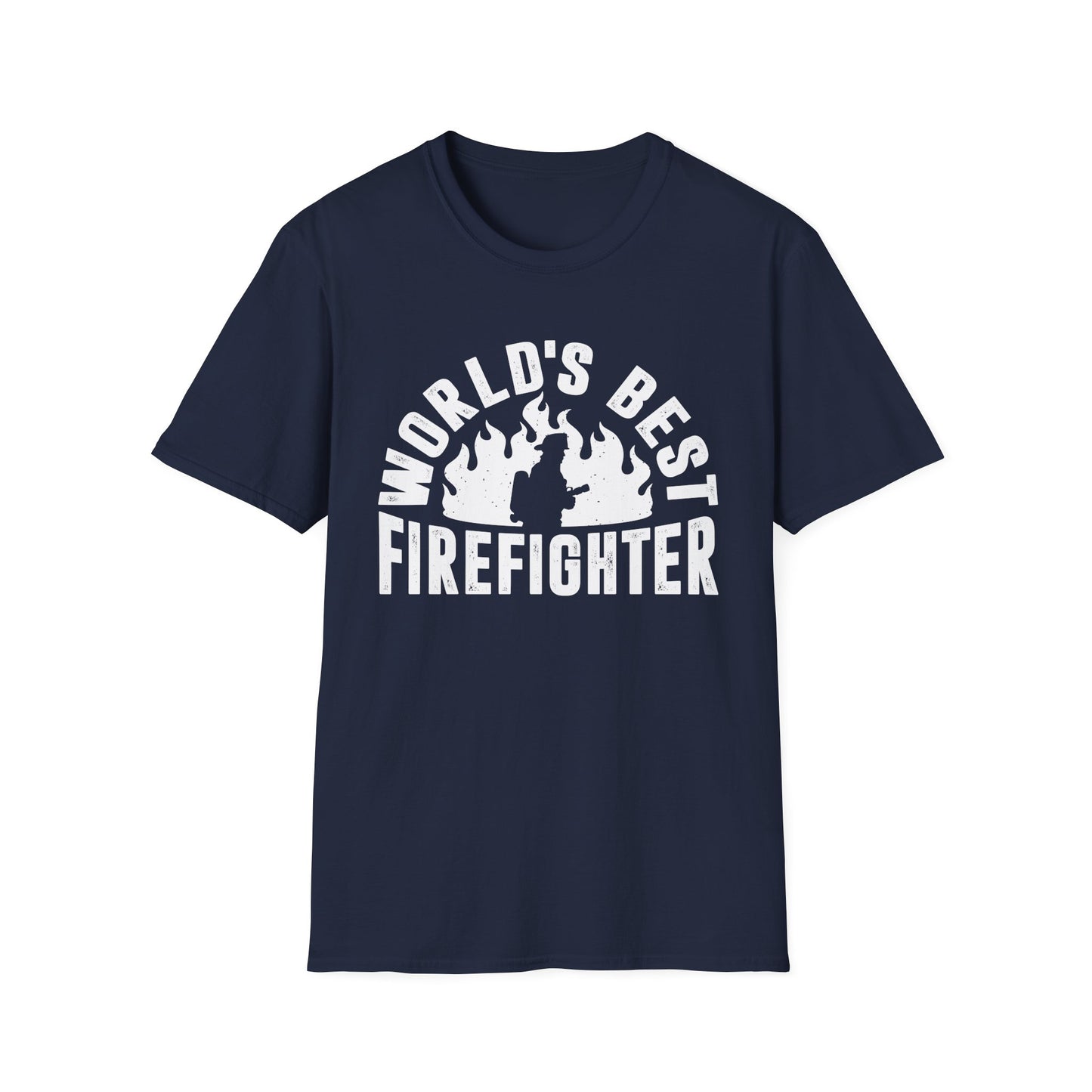 World's Best Firefighter Men's Softstyle T-Shirt