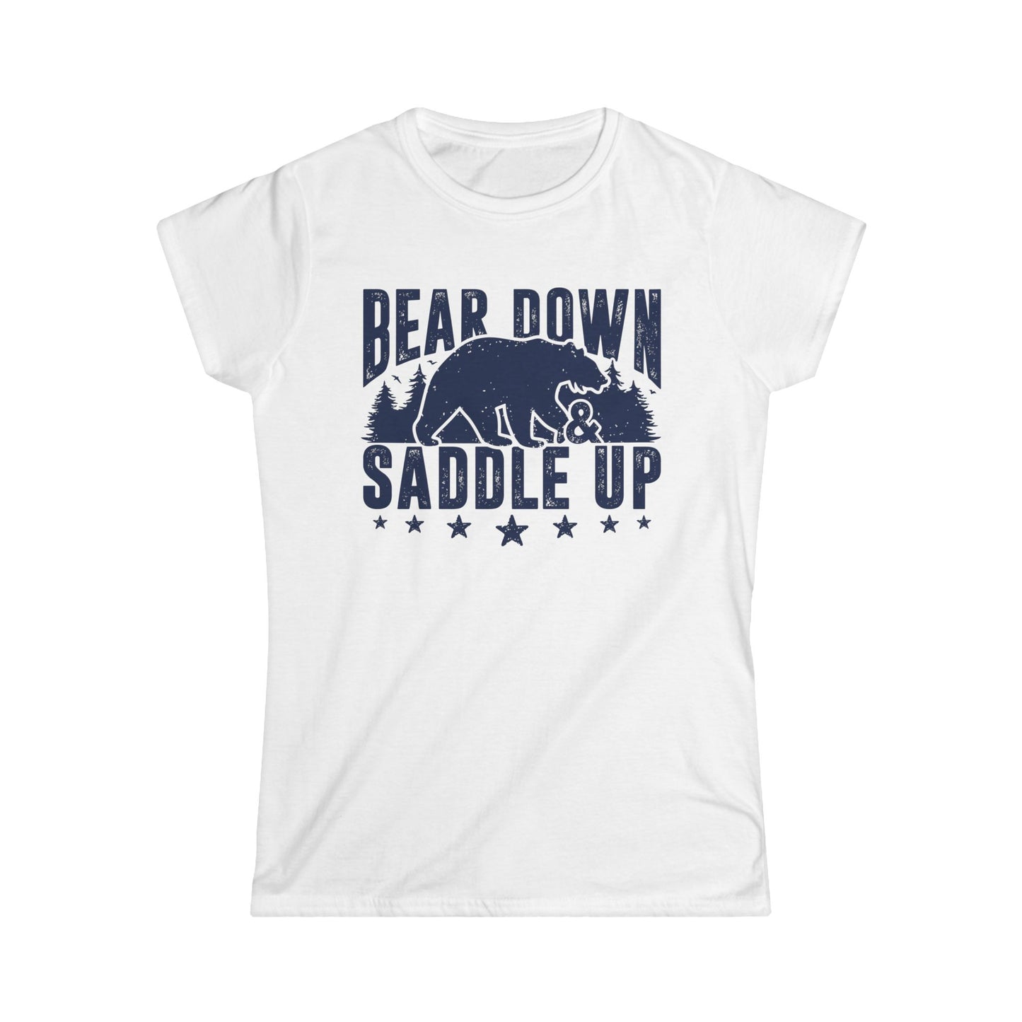 Bear Down and Saddle Up Women's Softstyle Tee