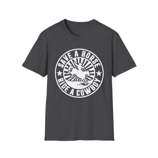 Save a Horse Ride a Cowboy Men's Softstyle T-Shirt