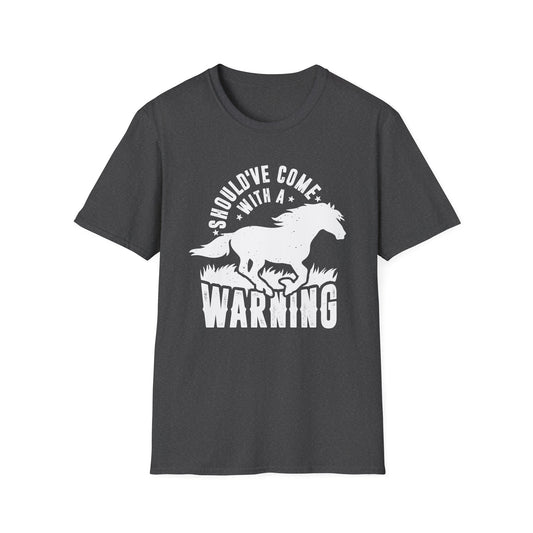 Should've Come with a Warning Men's Softstyle T-Shirt