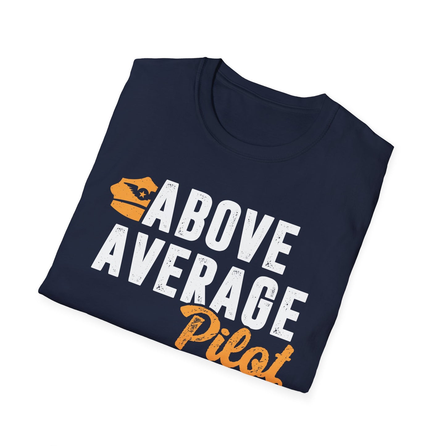 Above Average Pilot Men's  Softstyle T-Shirt
