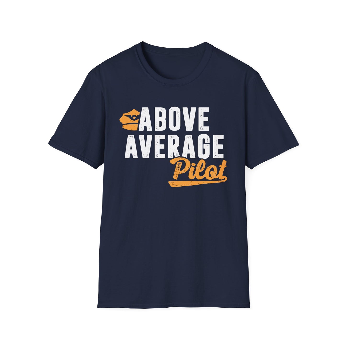 Above Average Pilot Men's  Softstyle T-Shirt