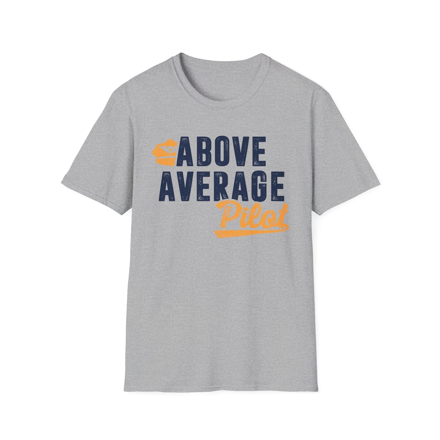 Above Average Pilot Men's  Softstyle T-Shirt