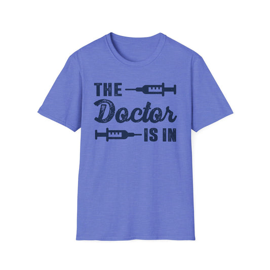 The Doctor is In Men's  Softstyle T-Shirt