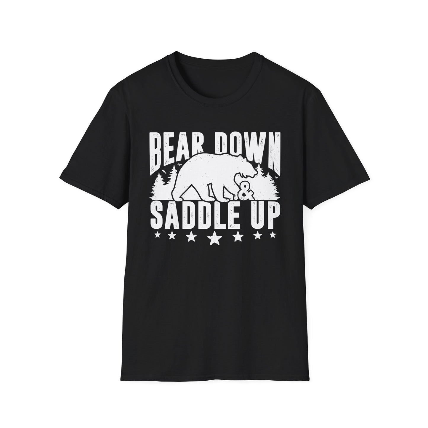 Bear Down and Saddle Up Men's Softstyle T-Shirt