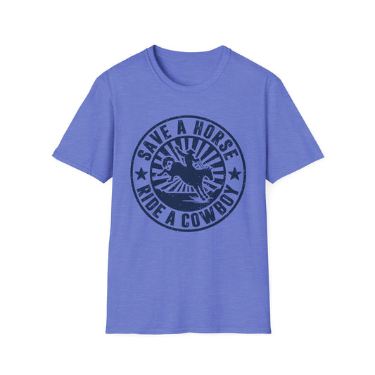Save a Horse Ride a Cowboy Men's Softstyle T-Shirt