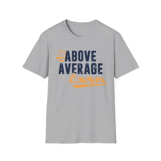 Above Average Lawyer Men's  Softstyle T-Shirt