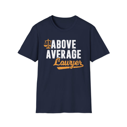 Above Average Lawyer Men's  Softstyle T-Shirt