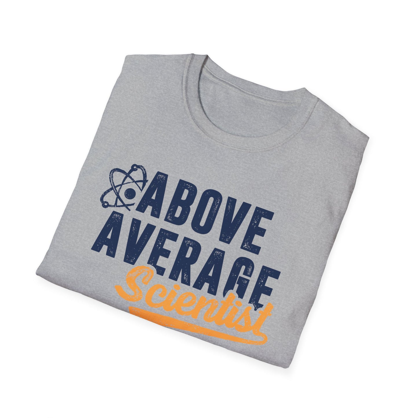 Above Average Scientist Men's  Softstyle T-Shirt