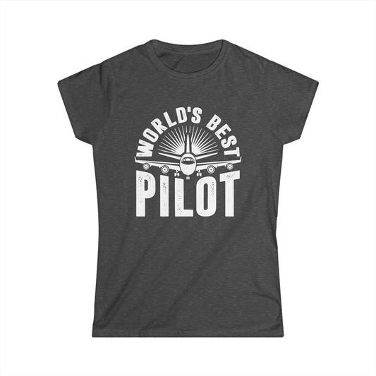 World's Best Pilot Women's Softstyle T-Shirt