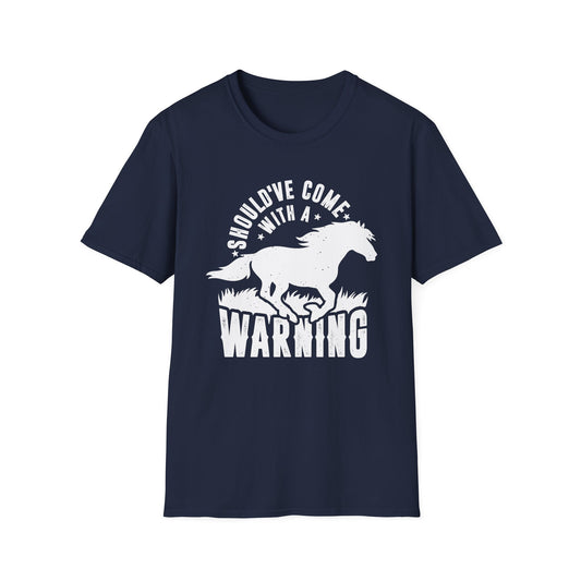 Should've Come with a Warning Men's Softstyle T-Shirt