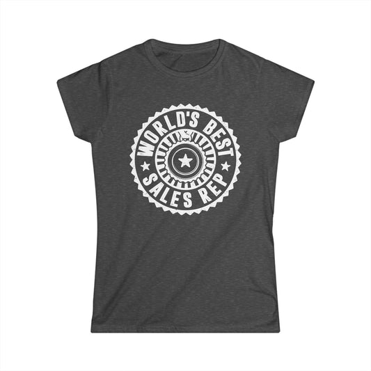 World's Best Sales Rep Women's Softstyle T-Shirt