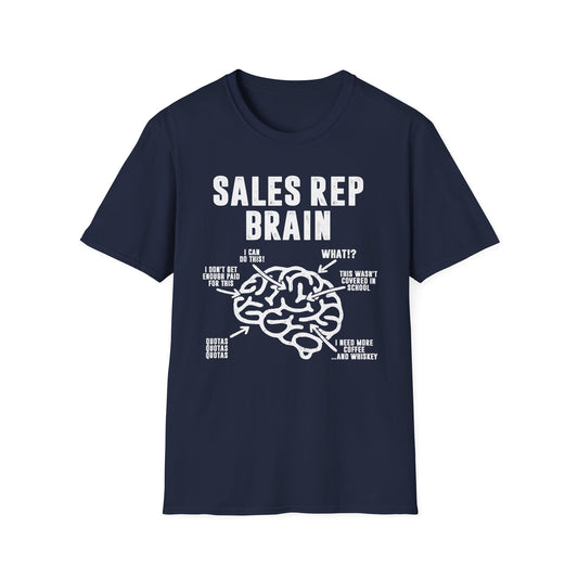 Sales Rep Brain Men's Softstyle T-Shirt