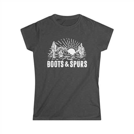 Boots and Spurs Women's Softstyle T-Shirt