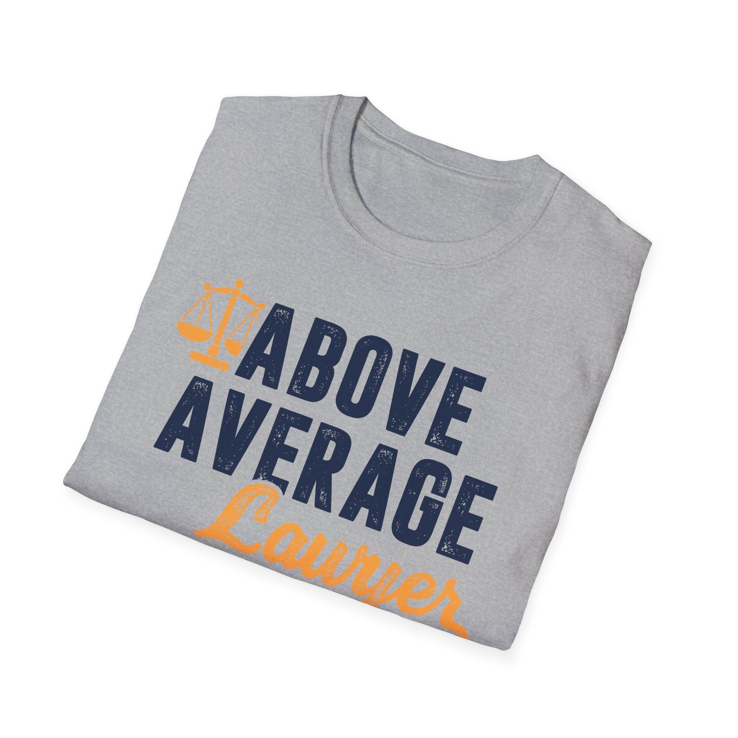 Above Average Lawyer Men's  Softstyle T-Shirt