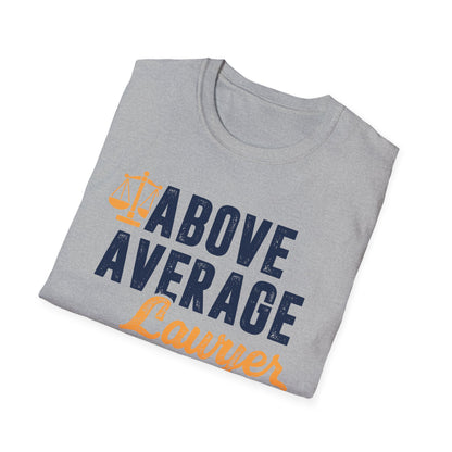 Above Average Lawyer Men's  Softstyle T-Shirt