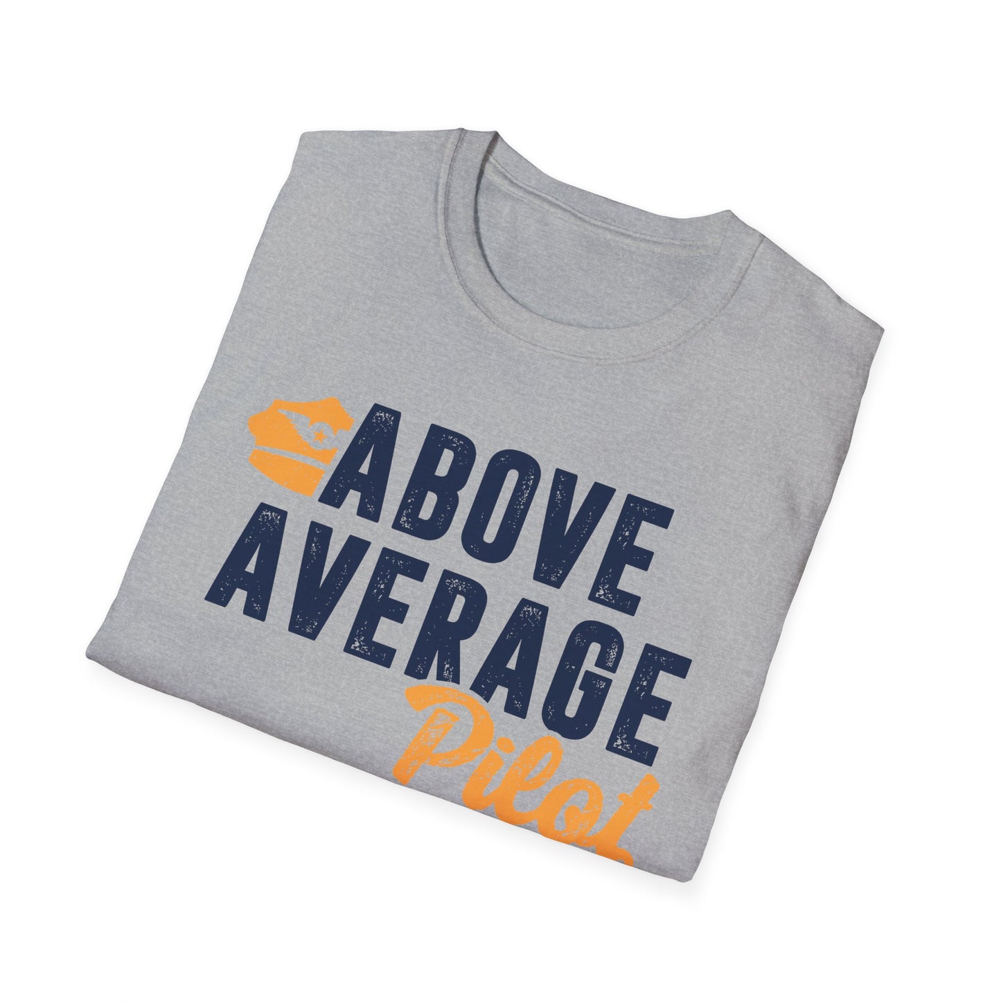 Above Average Pilot Men's  Softstyle T-Shirt