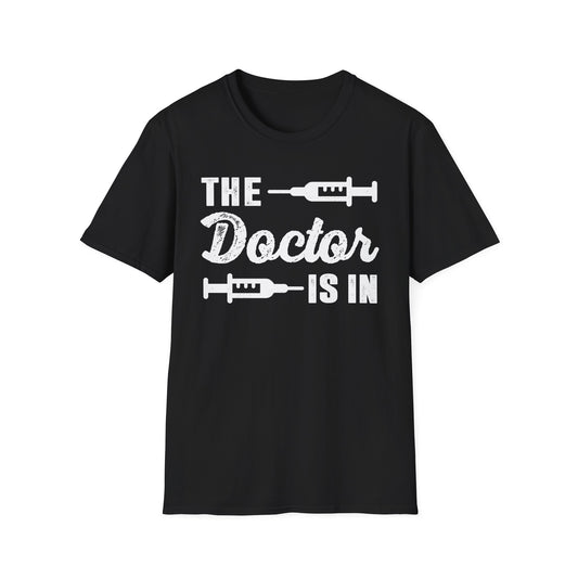 The Doctor is In Men's  Softstyle T-Shirt