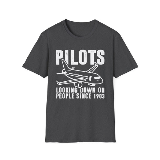 Pilots Looking Down on People SInce 1903 Men's Softstyle T-Shirt