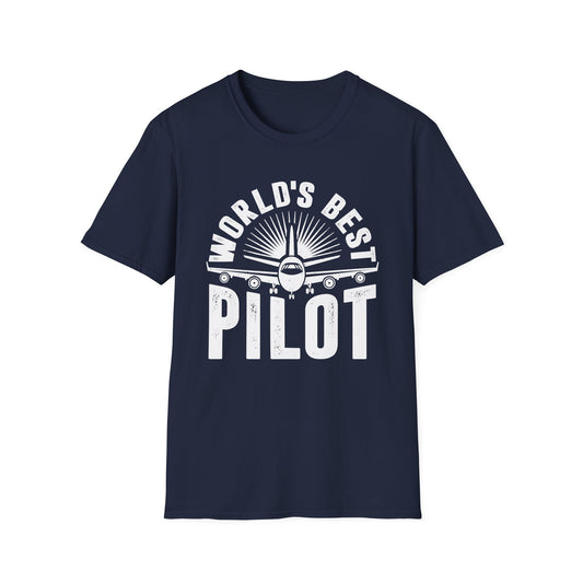 World's Best Pilot Men's  Softstyle T-Shirt