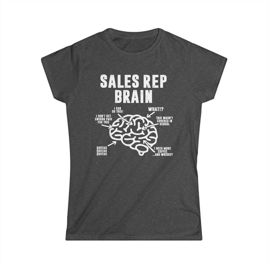 Sales Rep Brain Women's Softstyle T-Shirt