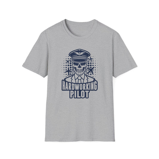 Hardworking Pilot Men's  Softstyle T-Shirt