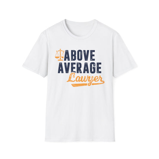 Above Average Lawyer Men's  Softstyle T-Shirt