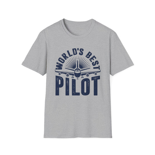World's Best Pilot Men's  Softstyle T-Shirt