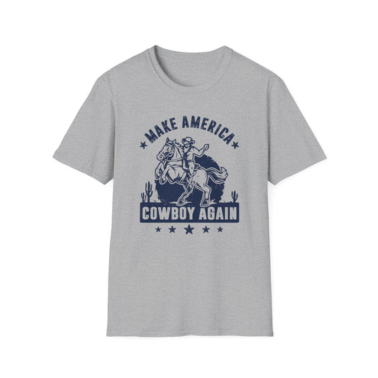 Make America Cowboy Again Men's Softstyle T-Shirt