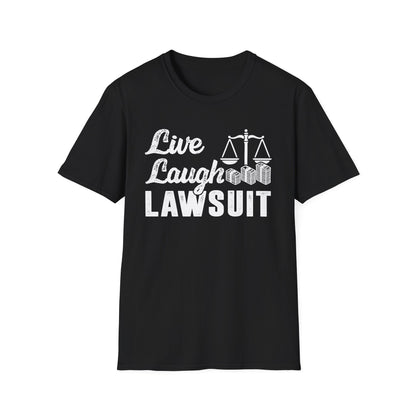 Live Laugh Lawsuit Men's Softstyle T-Shirt