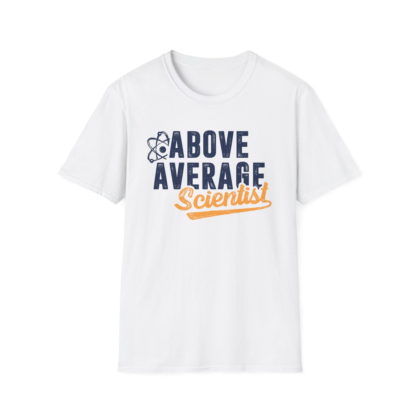 Above Average Scientist Men's  Softstyle T-Shirt