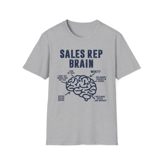 Sales Rep Brain Men's Softstyle T-Shirt