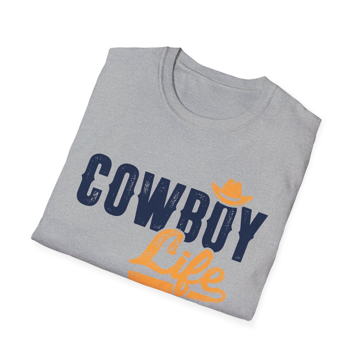 Cowboy Life Men's  Softstyle T-Shirt