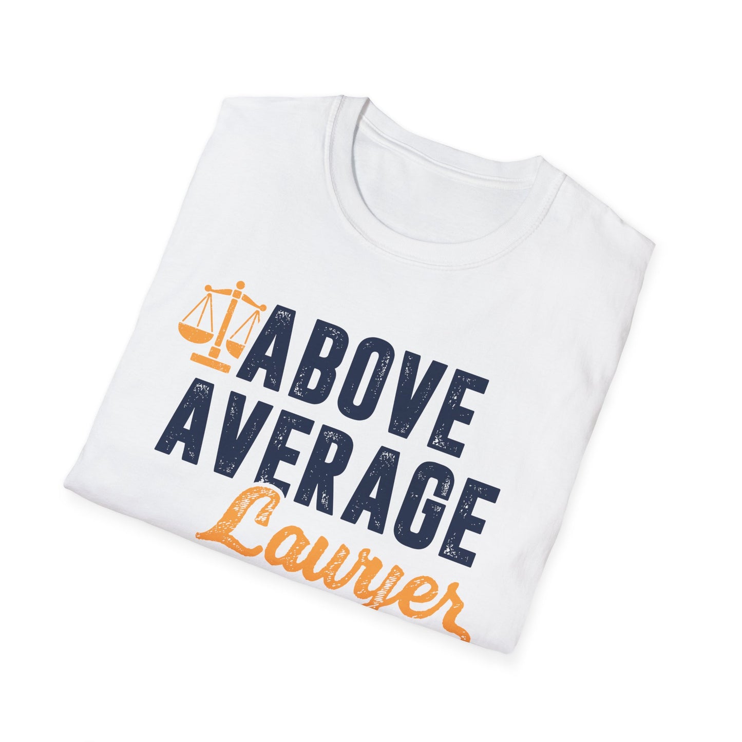Above Average Lawyer Men's  Softstyle T-Shirt
