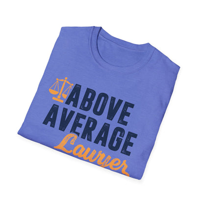 Above Average Lawyer Men's  Softstyle T-Shirt