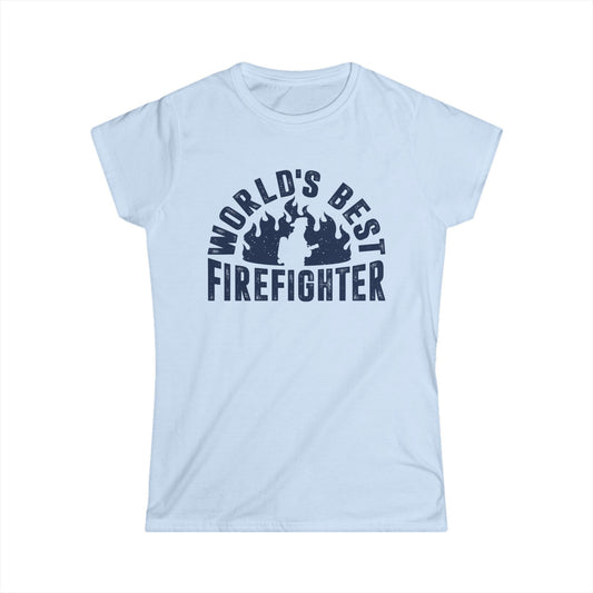 World's Best Firefighter Women's Softstyle T-Shirt